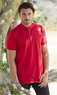 POLO UOMO CON COLLO COREANO